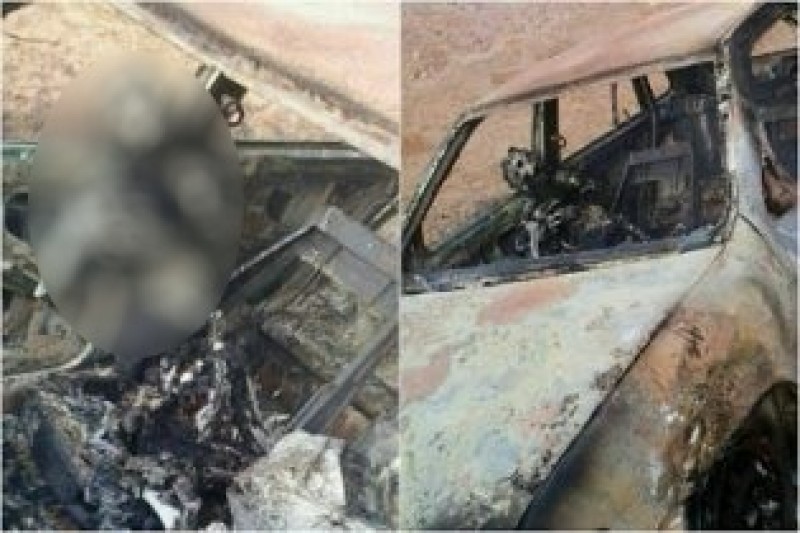 🚨Corpo carbonizado é encontrado dentro de carro ás margens da BA-375