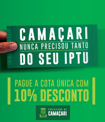 Cota única com desconto de 10% vence dia 10