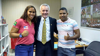🚨Vereador Binho do Dois de Julho visita Deputado Bobô em busca de benefícios para o Esporte de Camaçari