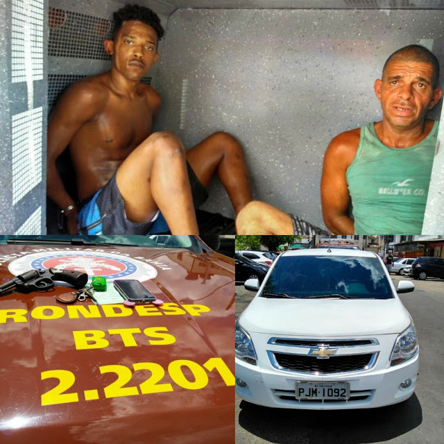 🚨 DOIS HOMENS FORAM PRESOS ABORDO DE UM VEÍCULO ROUBADO NA PRAIA DA BOA VIAGEM EM SALVADOR.