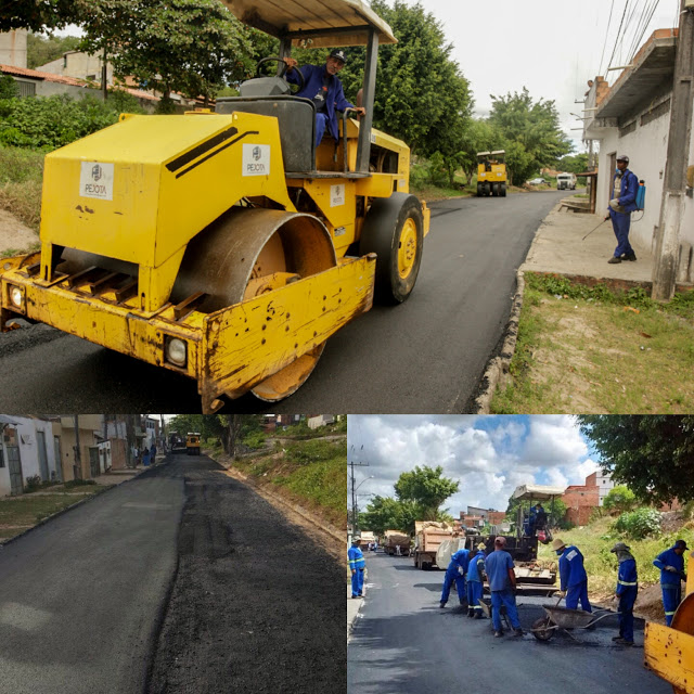 🚨Rua da Linha recebe pavimentação asfáltica