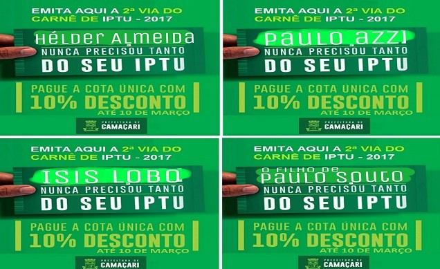 🚨Oposição faz sátira que incentiva população a não pagar o IPTU