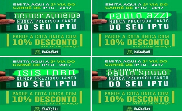 🚨Oposição faz sátira que incentiva população a não pagar o IPTU