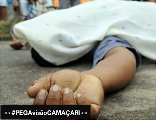 🚨UM HOMEM FOI ASSASSINADO NA TARDE DESTA TERÇA-FEIRA (23) EM CAMAÇARI.