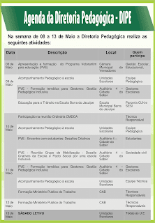 🚨EDUCAÇÃO: Diretoria Pedagógica divulga atividades da semana