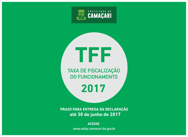Prazo de declaração para cálculo
da taxa termina em junho