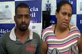 Casal é preso suspeito de roubar idoso de 84 anos em Camaçari