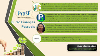 🚨 O PROSE REALIZARÁ CURSO DE FINANÇAS PESSOAIS EM CAMAÇARI.