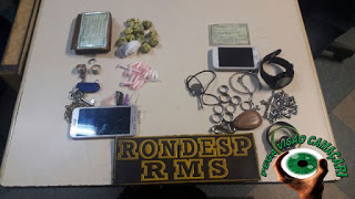 RONDESP/RMS efetua prisão por tráfico de drogas no Limoeiro