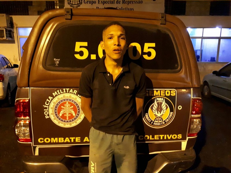 Preso homem suspeito de incendiar ônibus na Boca do Rio em salvador