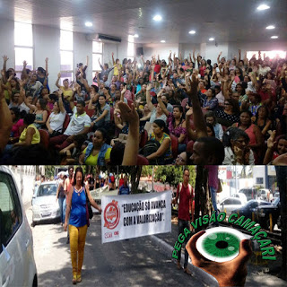 PROFESSORES DA REDE MUNICIPAL DE CAMAÇARI ENTRAM EM GREVE