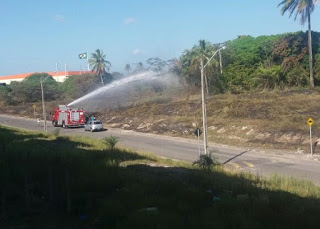 🚒 AGRADECIMENTO: CORPO DE BOMBEIRO APAGA INCÊNDIO NO PONTO CERTO EM CAMAÇARI.