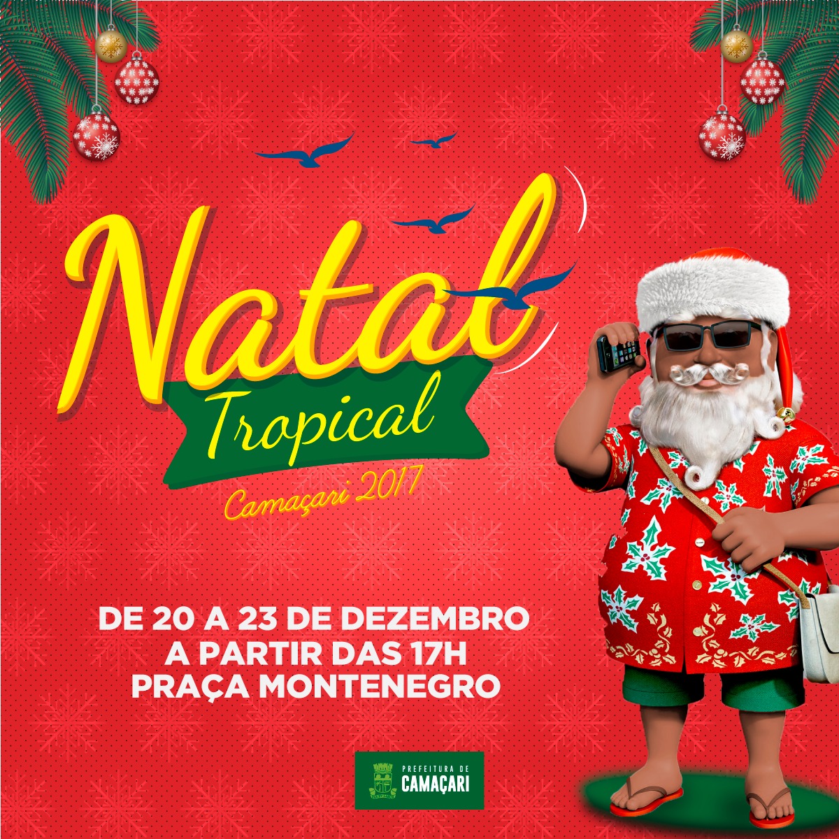 Natal Tropical anima Camaçari
