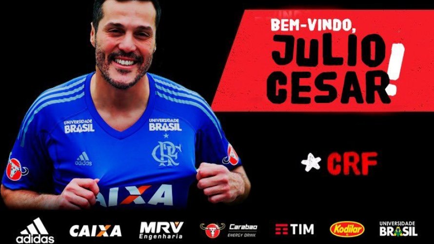 Júlio César é o novo goleiro do Flamengo