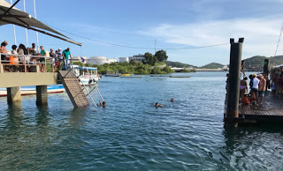 SUSTO: Parte de ponte desaba em Terminal Marítimo de Madre de Deus; Veja fotos