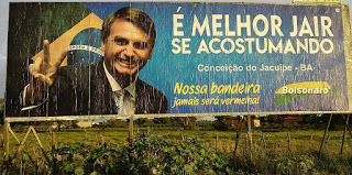TSE nega retirada de outdoors de Bolsonaro no interior da Bahia