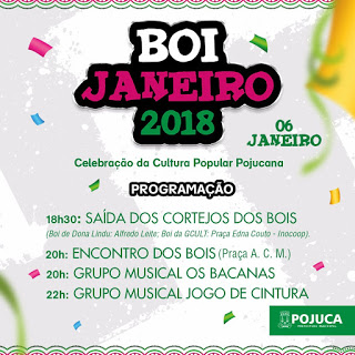 Festa do Boi janeiro acontece neste sábado (06), em Pojuca