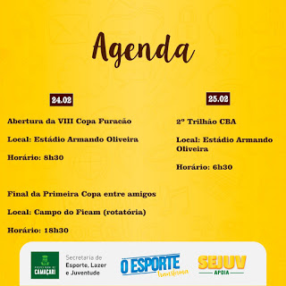 Confira a agenda da Sejuv para este fim de semana!