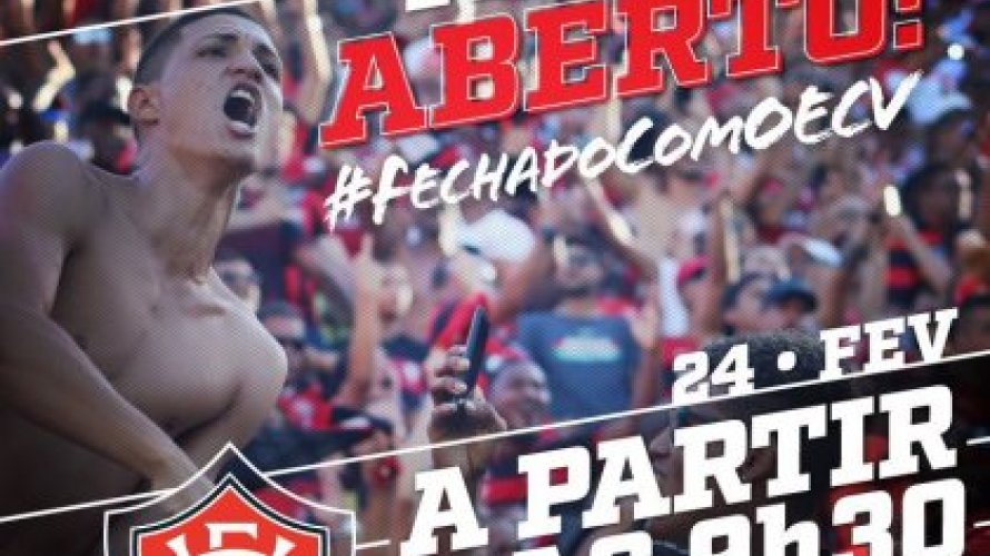 Vitória abre treino deste sábado para a torcida