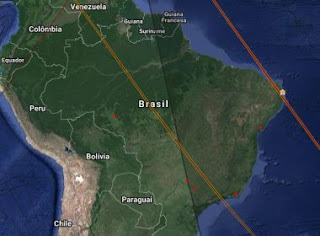 Foguete Ruso pode ter causado “clarão” no céu da Bahia; Agência previu queda de fragmentos