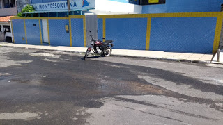 Leitor reclama de vazamento de água potável no bairro da Gleba A