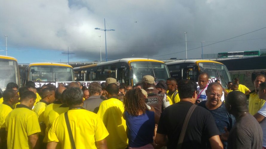 Rodoviários do Stec garantem não recuar protesto: ‘Se tiver de passar dia e noite, vamos passar’