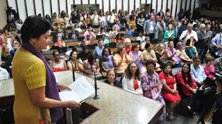 Legislativo Baiano homenageia Marielle Franco em encerramento do Março Mulher