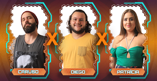 Caruso, Diego e Patrícia formam Paredão do BBB18; quem sai?