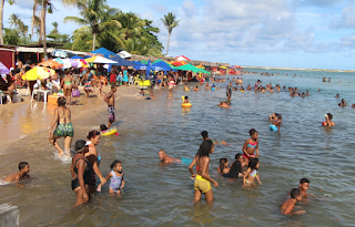 Mar agitado, saibam como evitar afogamento, proteja sua família.