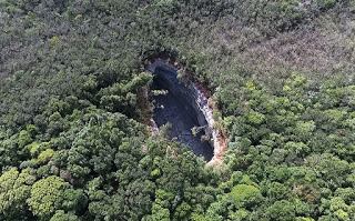 Caçadores que descobriram cratera em Vera Cruz foram ‘salvos’ por cão desconfiado