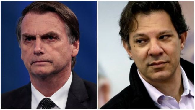 XP: Bolsonaro tem 28% dos votos, Haddad 16%
