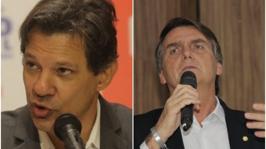 Nordeste: Haddad cresce 5% e lidera com 35%, Bolsonaro sobe 6% e é o segundo com 21%, aponta Ibope