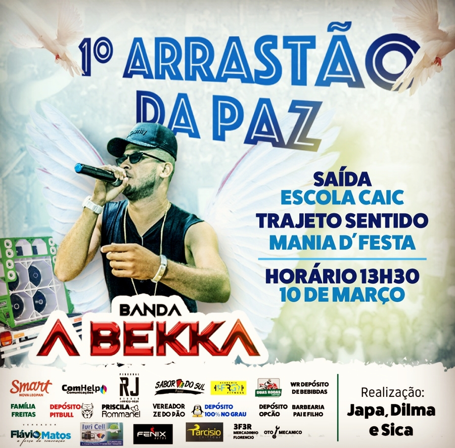 1° Arrastão da Paz  acontece no dia 10 de Março em Camaçari