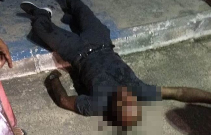 Homem e Morto a tiros no bairro do Parque das Mangabas