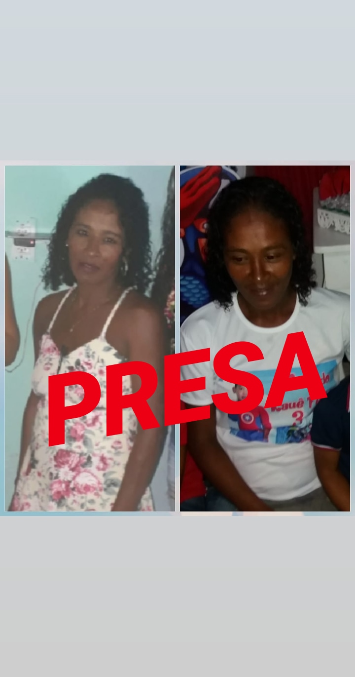 Mulher que estava sendo procurada pela família responde mandato de prisão por abusar e esganar uma adolescente de 12 anos em Arembepe