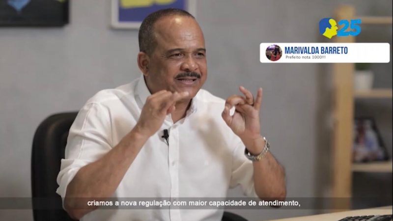 “Melhorar a saúde continuará sendo a minha prioridade”, diz Elinaldo em programa político