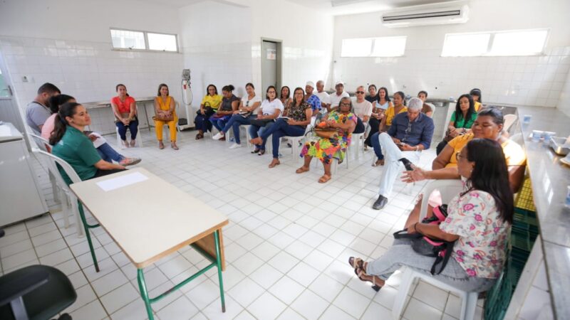 Reunião aborda fluxo e estrutura do Banco de Alimentos