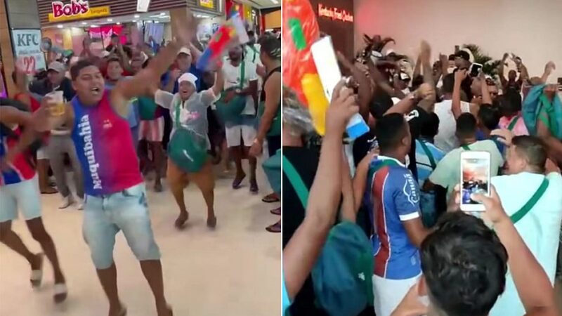 Entrega de fantasias das Muquiranas cria clima de Carnaval em shopping