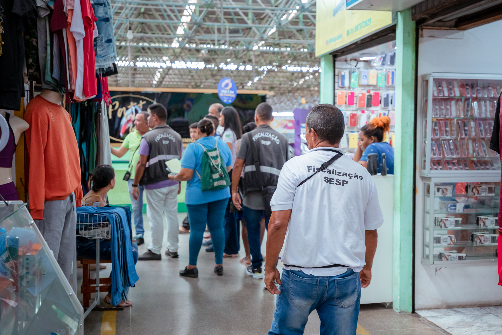Sesp mantém ações para reordenamento do Centro Comercia